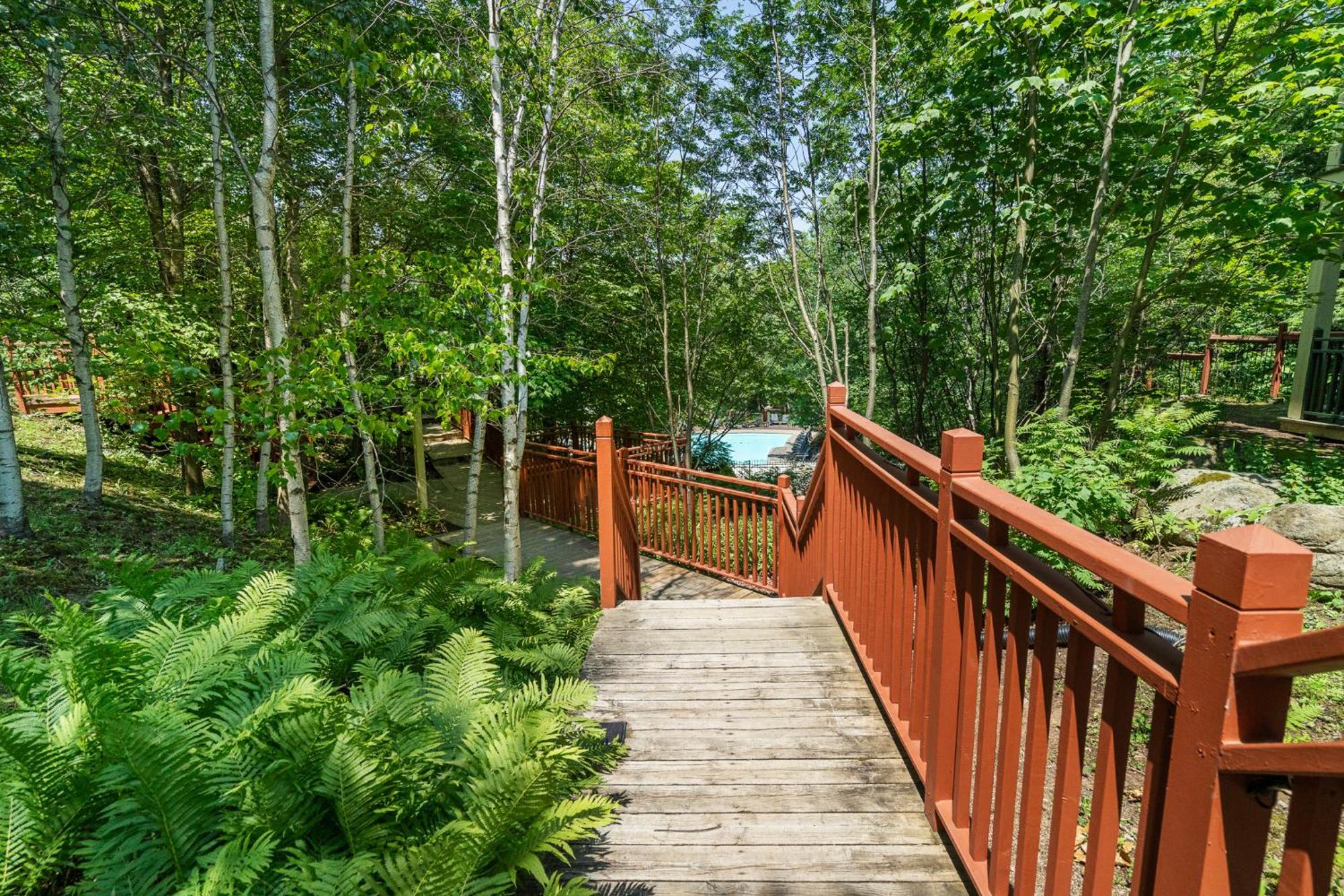 Les Eaux - 2Bdrs W Pool & Hot Tub Near Village Mont-Tremblant Exterior foto